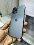 A picture of selling two iphone 13pro max highcopy phones plus covers black