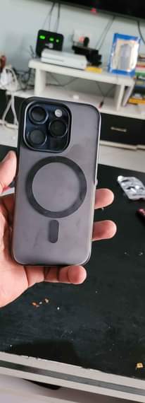 A picture of Iphone 15 pro 256 duos all warranty services Excellent 4m