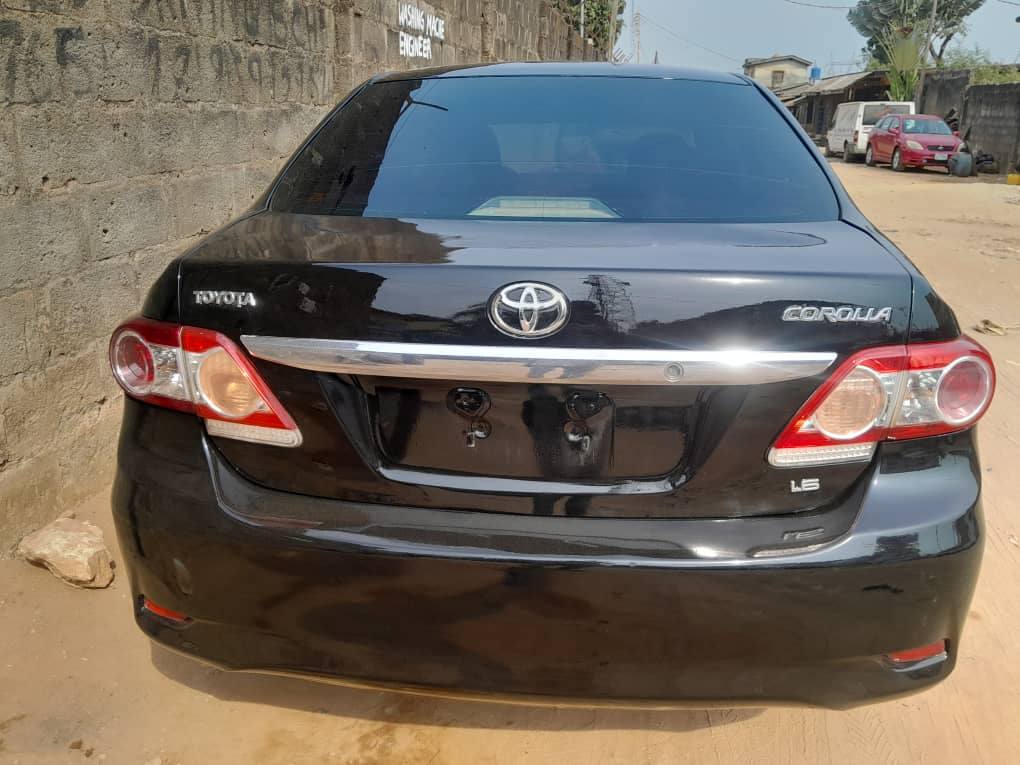 A picture of Toyota Corolla 2012 model toks standard Nigeria used nothing to