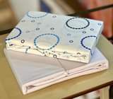 A picture of bedsheets