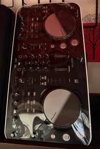 A picture of DJ equipments