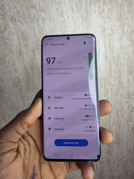 A picture of Samsung Galaxy s20