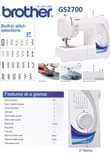 A picture of Brother GS2700 Sewing Machine