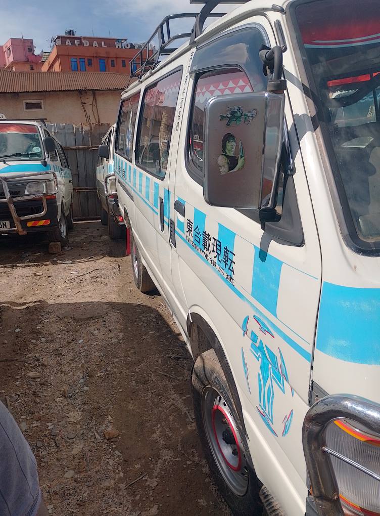 A picture of Toyota hiace