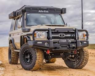 A picture of Bull Bar Bumper to suit Land cruiser 76 7 8