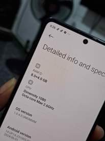 A picture of 256GB 8GB Ram Dual SIM with 5G connectivity 200MP Rear