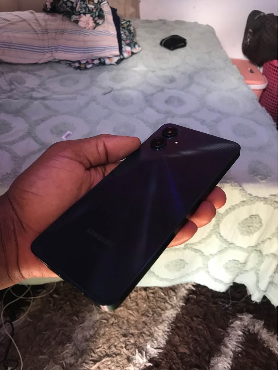 A picture of Samsung a06 gb128 ram6 fingerprint pembeni 0719506141