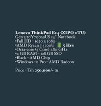 A picture of Lenovo LAPTOP Tsh 250 000 