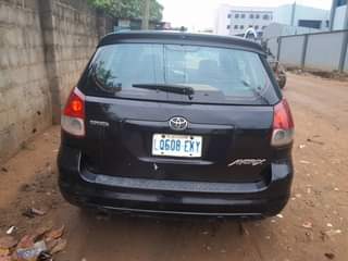 A picture of registered Toyota Matrix