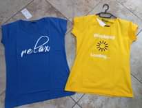 A picture of tshirts