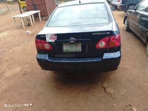 A picture of Corolla engine n gear working fine going has leakage going