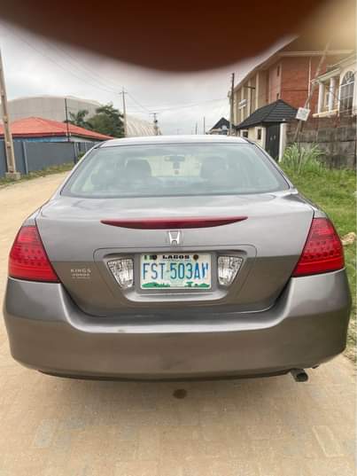 A picture of 2007 first body Honda accord. Location is Oworoshoki Lagos. 081