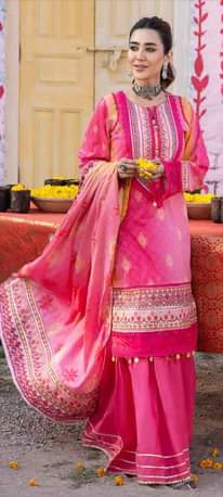 A picture of Pakistani designer wear pre order