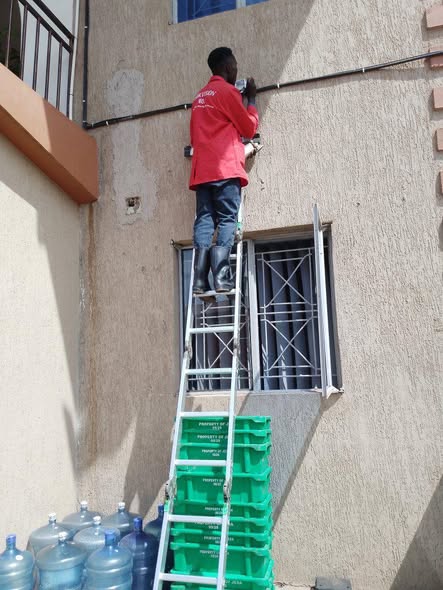 A picture of CCTV camera installation package