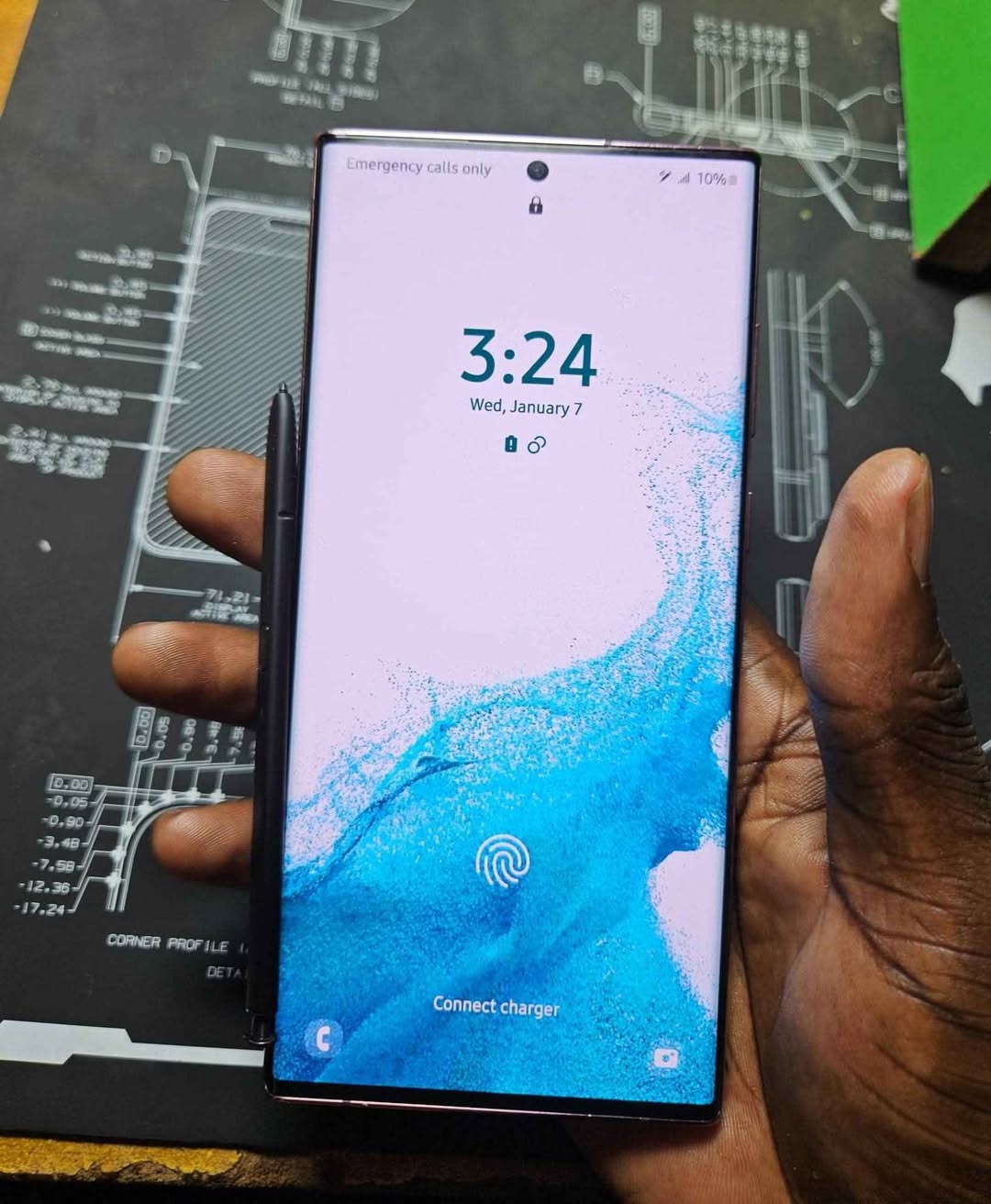 A picture of SAMSUNG S22 ULTRA 512GB AT 1 15M ONLY MILK CLEAN