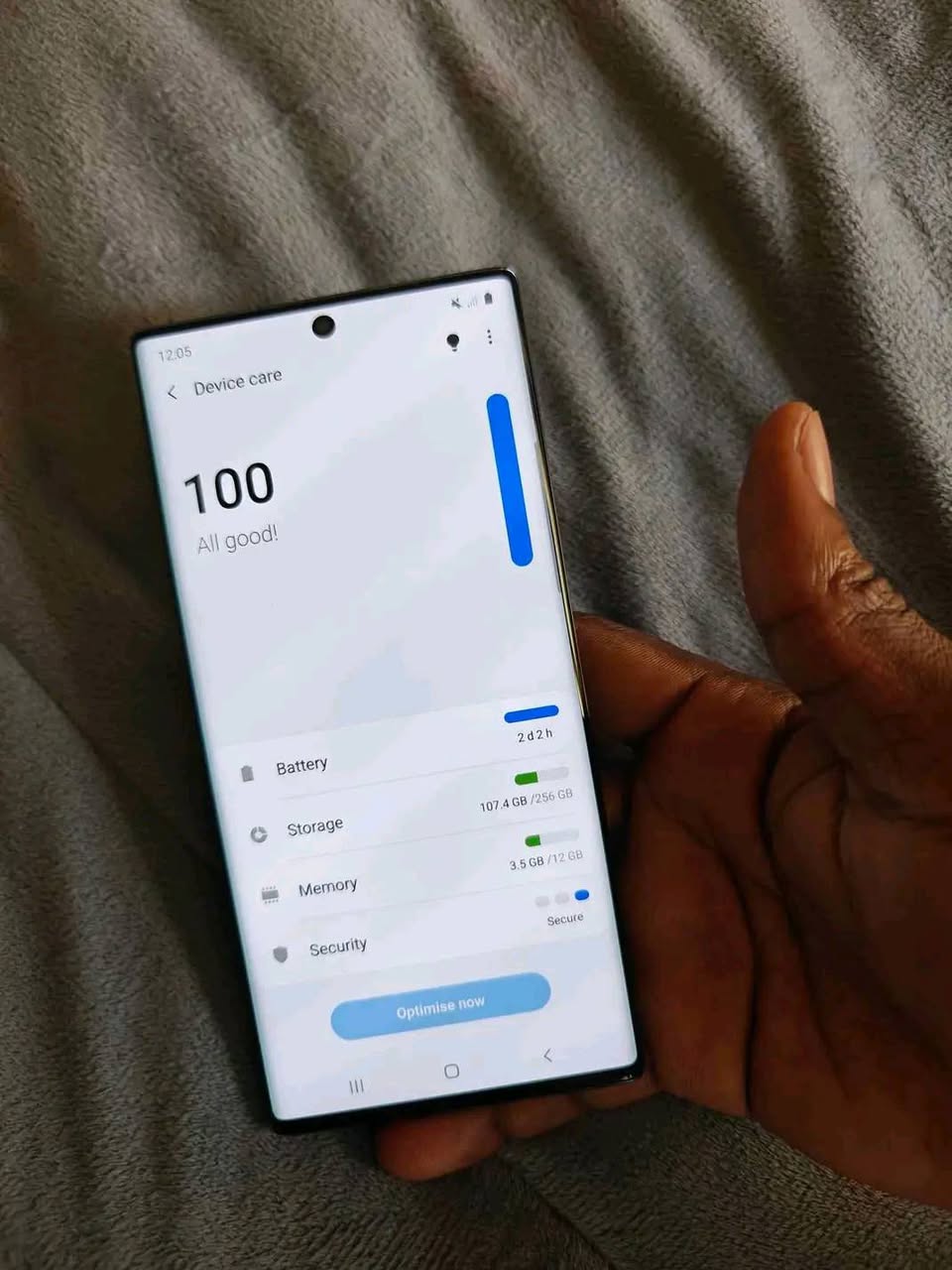 A picture of Samsung Galaxy Note 10 