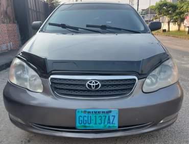 A picture of TOYOTA COROLLA MODEL 2005 Belgium standard Duties duly paid Accident