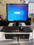 A picture of Hp desktop Computer