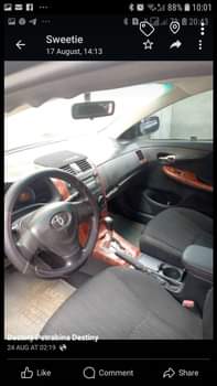 A picture of Neatly Used 2010 Corolla first body Sound Engine Smooth Gear