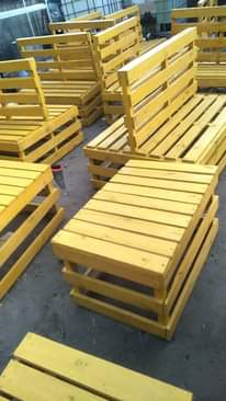 A picture of 0675163037 KWA MAHITAJI YA VITI VYA PALLETS RESTAURANT NA VIBANDA