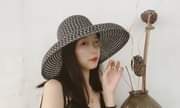 A picture of RETRO BLACK WIDE BRIM HAT JUMLA 25 000