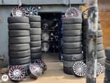 A picture of I sale brand New alloy wheels and tyres Kindly patronize