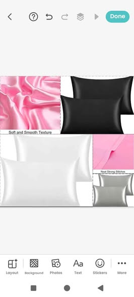 A picture of Silk Satin Small Pillowcases