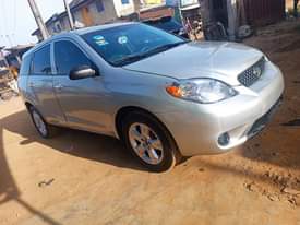 A picture of Sharp clean 2005 model registered Toyota Matrix