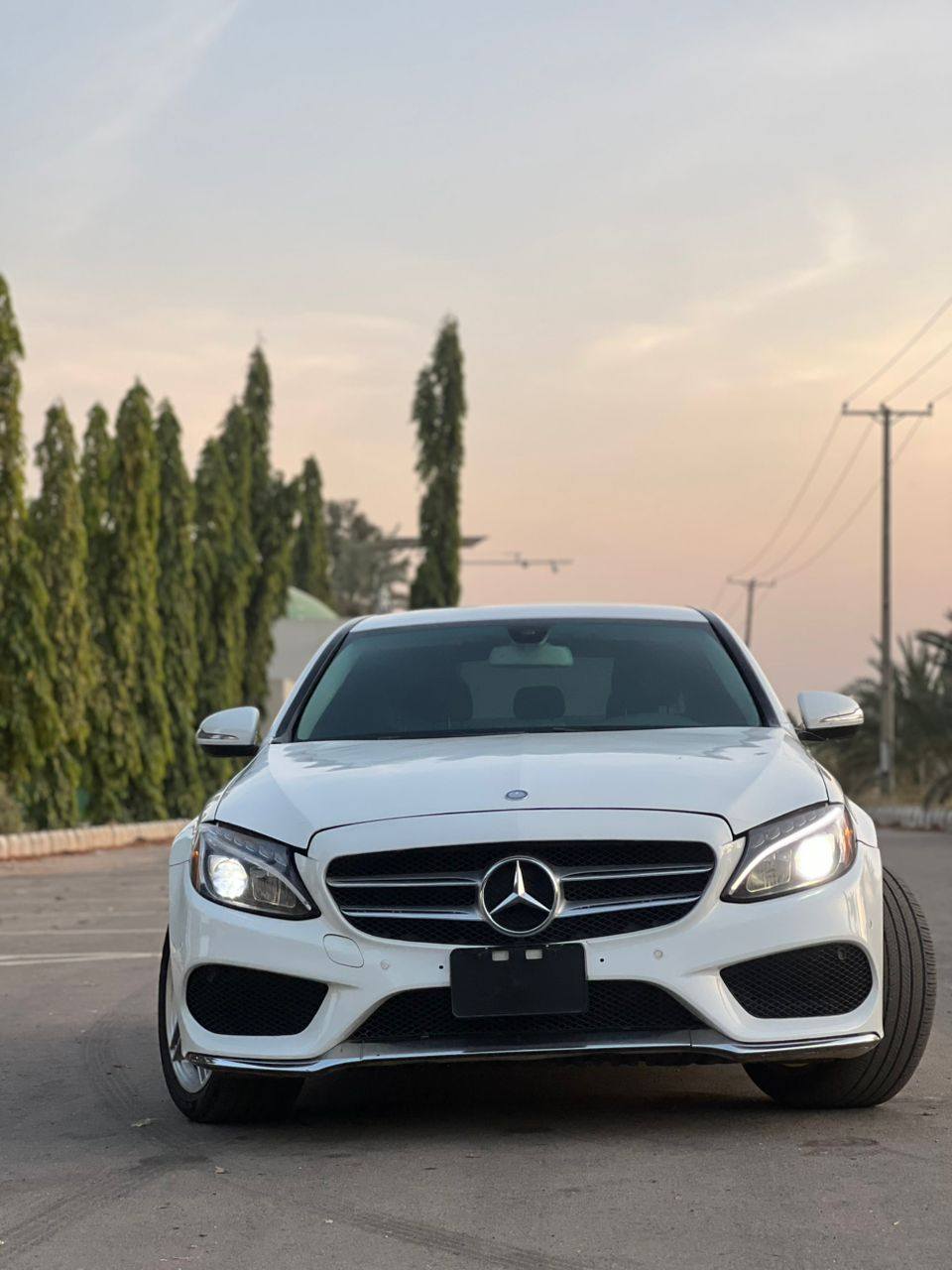 A picture of Extremely clean C300 2016 model Nothing to fix Original custom