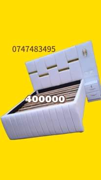 A picture of Bed room bei kuanzia 180000 220000 nazaidi yabeihizi mbili size