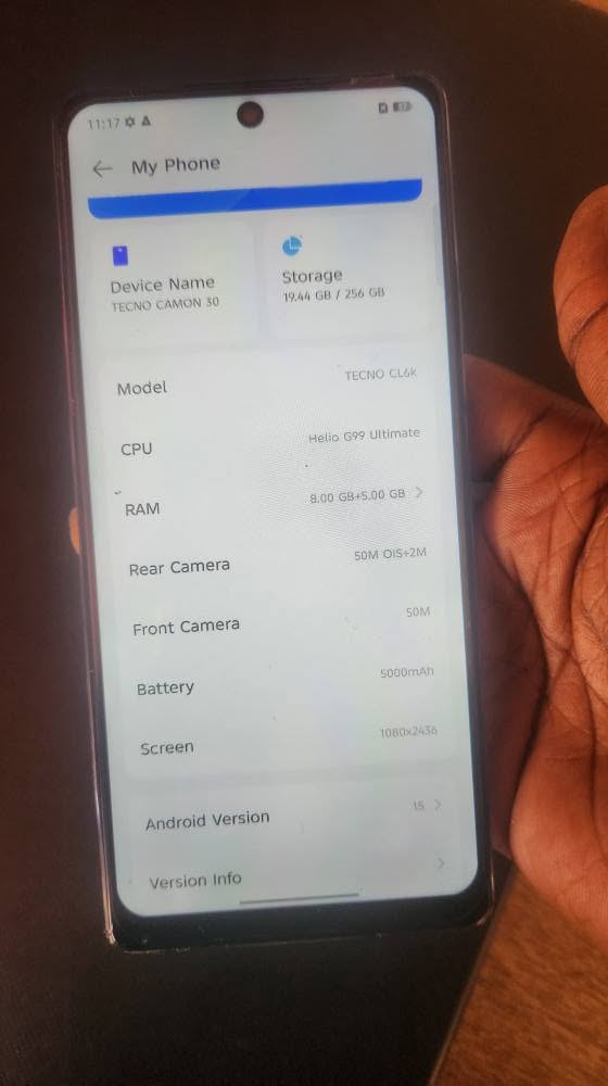 A picture of Good like new Camon 30 for 350k at my shop