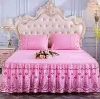 A picture of bedliners with 2 pillow cases available in different colors and