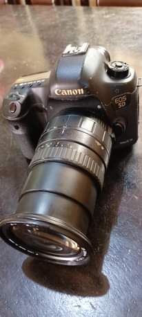 A picture of Canon 5D Mark 111 selling With a 28 200mm Lense