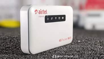 A picture of ROUTER ZA 5G ZA AIRTEL NA POCKET WIFI
