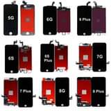 A picture of All iPhone screens available