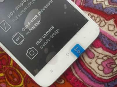 A picture of redmi 4x android version 7 2gb ram 16gb space fingerprint