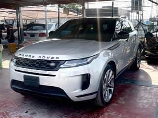 A picture of Mint foreign used 2022 Rangerover Evogue Silver on two tone