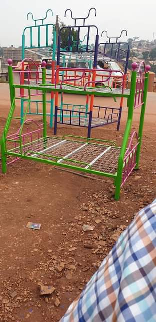 A picture of Metallic beds all available call or whatsapp 0754797112 0783095025