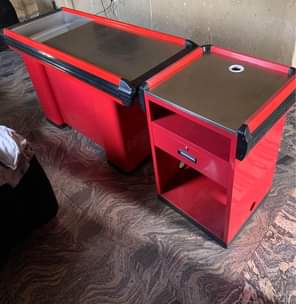 A picture of Supermarket cashier desk