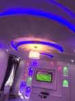 A picture of Pop ceiling window blind wall screeding 3d wallpanel TV console