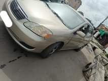 A picture of 2years neatly used Toyota corolla 2007 model First body Engine