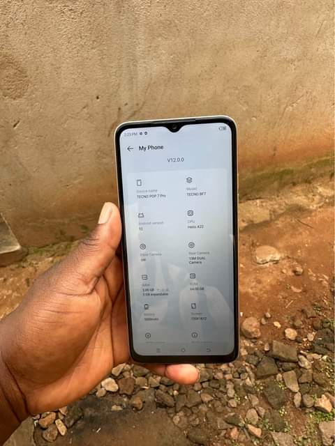 A picture of tecno pops 7