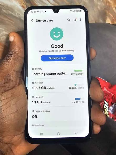 A picture of Samsung a15