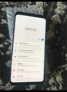 A picture of Samsung galaxy S9 plus
