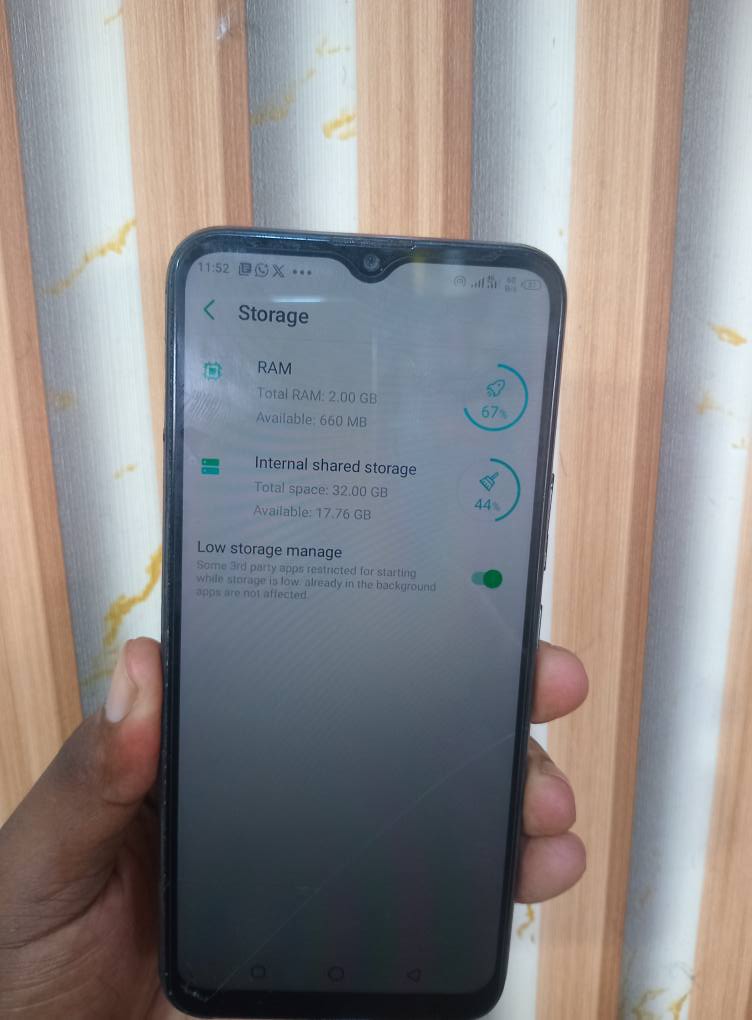 A picture of Infinix hot 8