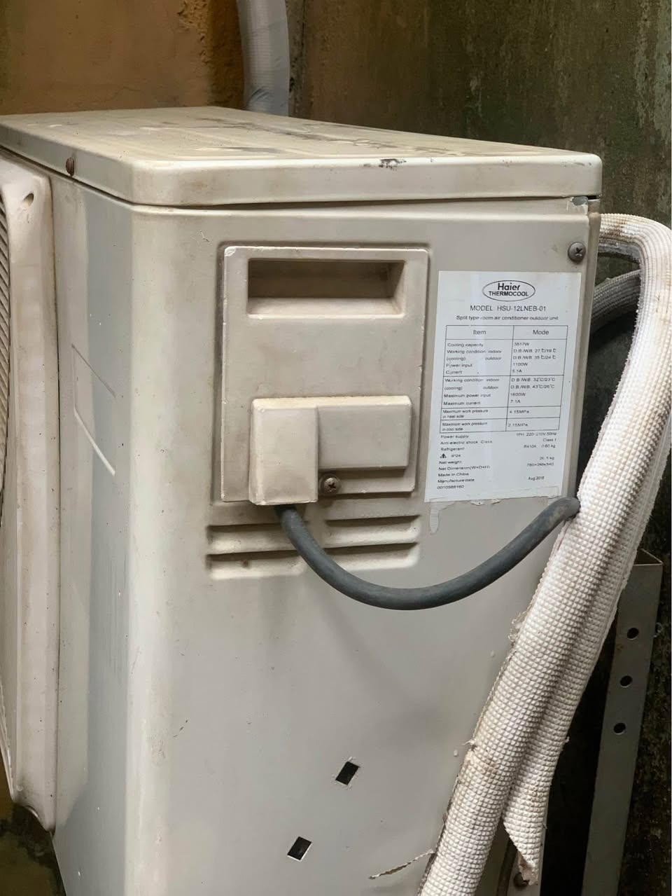 A picture of Haier thermocool Inverter Ac 1.5hp