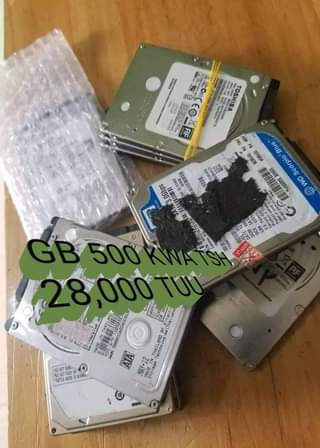 A picture of Hard disk and pc