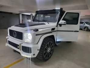A picture of 2008 bullet proof Mercedes Benz g63 upgraded to 2020 model