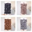 A picture of 10pcs Polka Dot Print Scrunchie Set Elastic Hair Bands