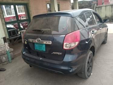 A picture of Toyota matrix Sound engine Sound gear Ac chilling Ada George